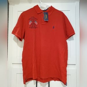 Polo Ralph Lauren USA American Flag Eagle Red Size L New York USA  MSRP $198.00